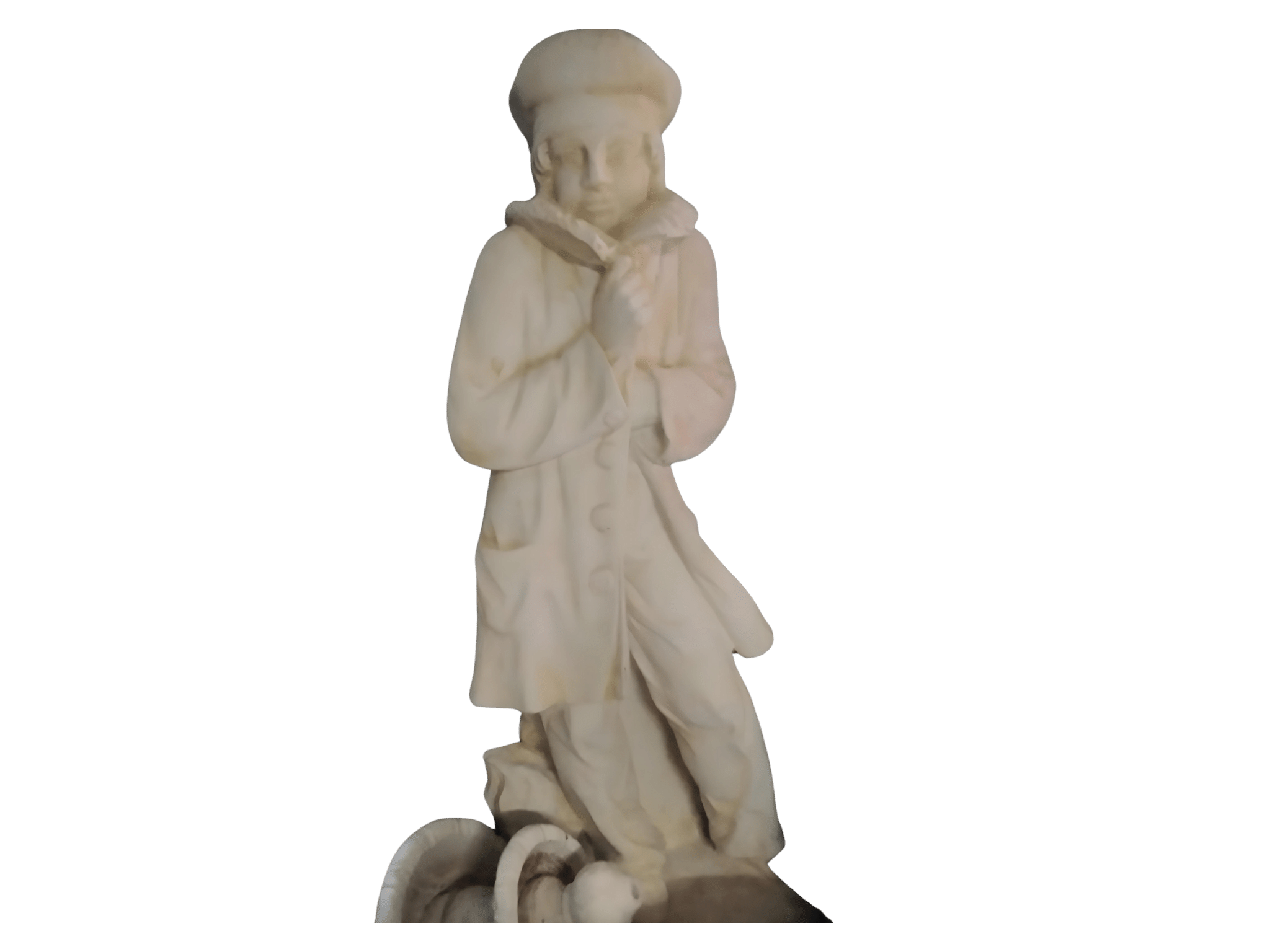 sculpture de Jules Verne enfant