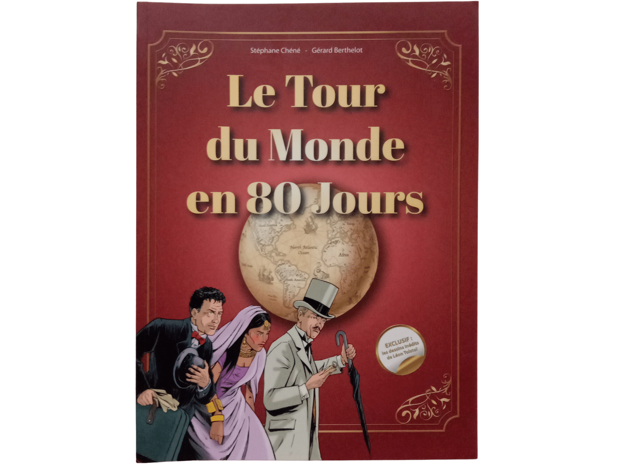 Couverture de la BD du Tour du Monde en 80 jours de Jules Verne.